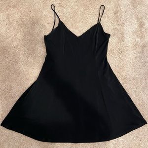 Urban Outfitters Silence + Noise Low Back Black Dress